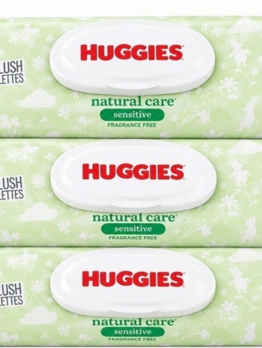 Huggies Natural Care Sensitive Baby Wipes 3-Pack